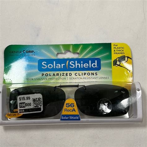 solar shield polarized clipons 60.